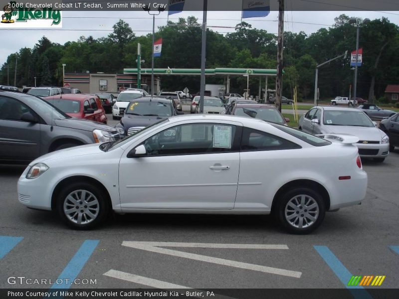 Summit White / Gray 2008 Chevrolet Cobalt LT Sedan