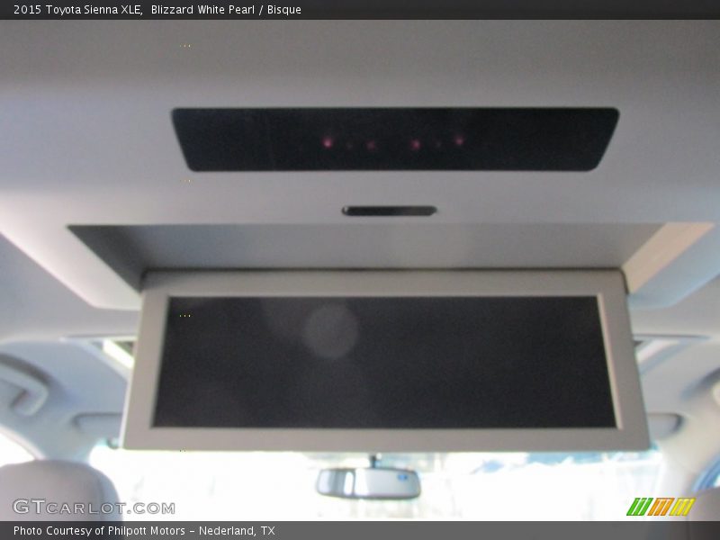 Blizzard White Pearl / Bisque 2015 Toyota Sienna XLE