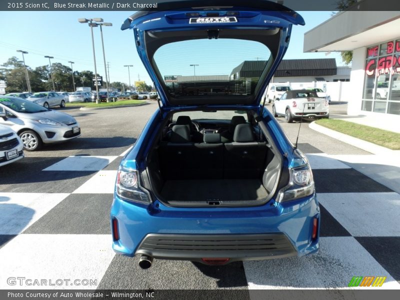 Blue Streak Metallic / Dark Charcoal 2015 Scion tC
