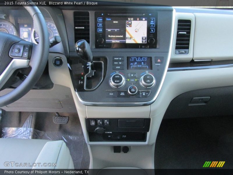 Blizzard White Pearl / Bisque 2015 Toyota Sienna XLE