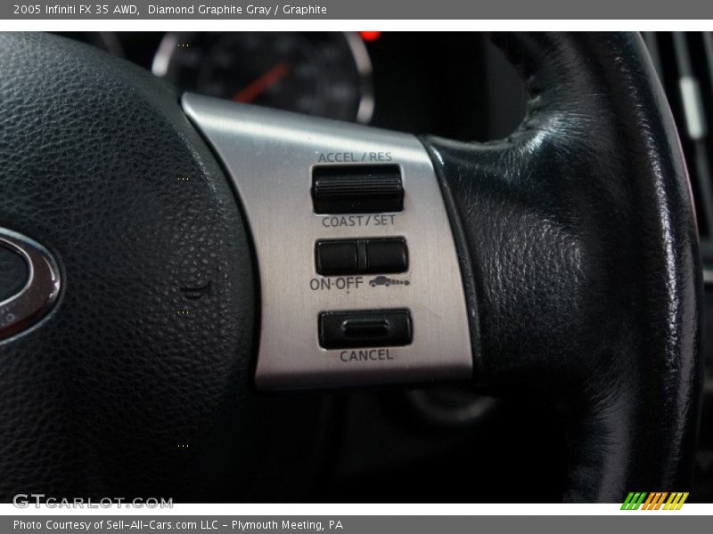 Diamond Graphite Gray / Graphite 2005 Infiniti FX 35 AWD