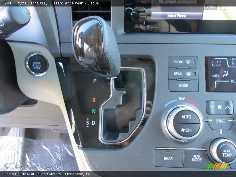 Blizzard White Pearl / Bisque 2015 Toyota Sienna XLE