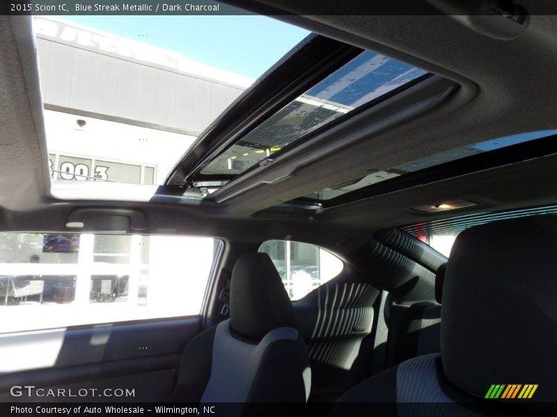 Blue Streak Metallic / Dark Charcoal 2015 Scion tC