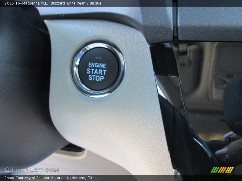 Blizzard White Pearl / Bisque 2015 Toyota Sienna XLE