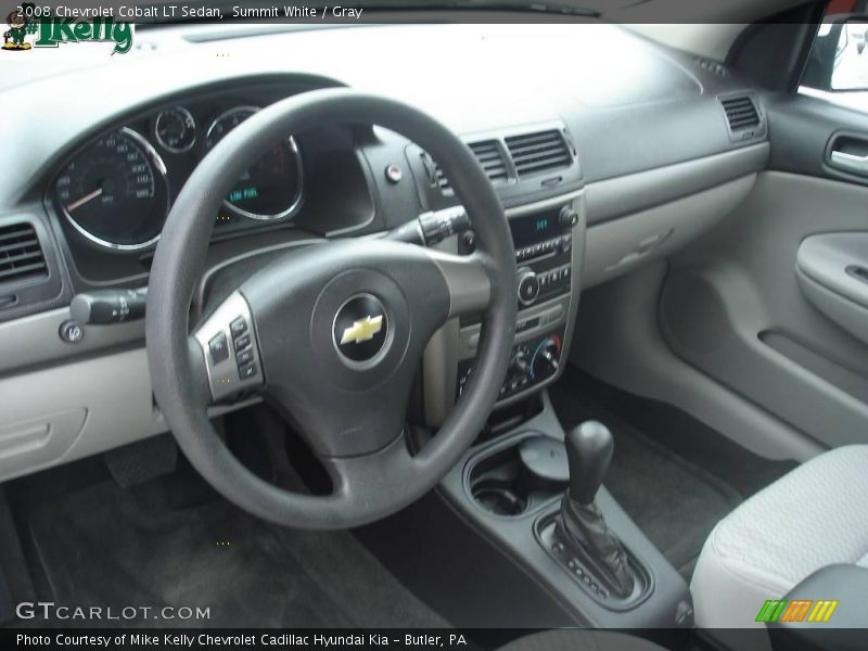 Summit White / Gray 2008 Chevrolet Cobalt LT Sedan