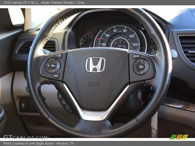 Urban Titanium Metallic / Gray 2013 Honda CR-V EX-L