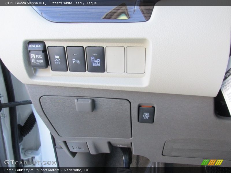 Blizzard White Pearl / Bisque 2015 Toyota Sienna XLE