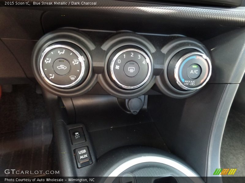 Blue Streak Metallic / Dark Charcoal 2015 Scion tC