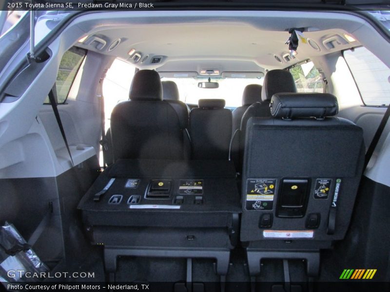 Predawn Gray Mica / Black 2015 Toyota Sienna SE