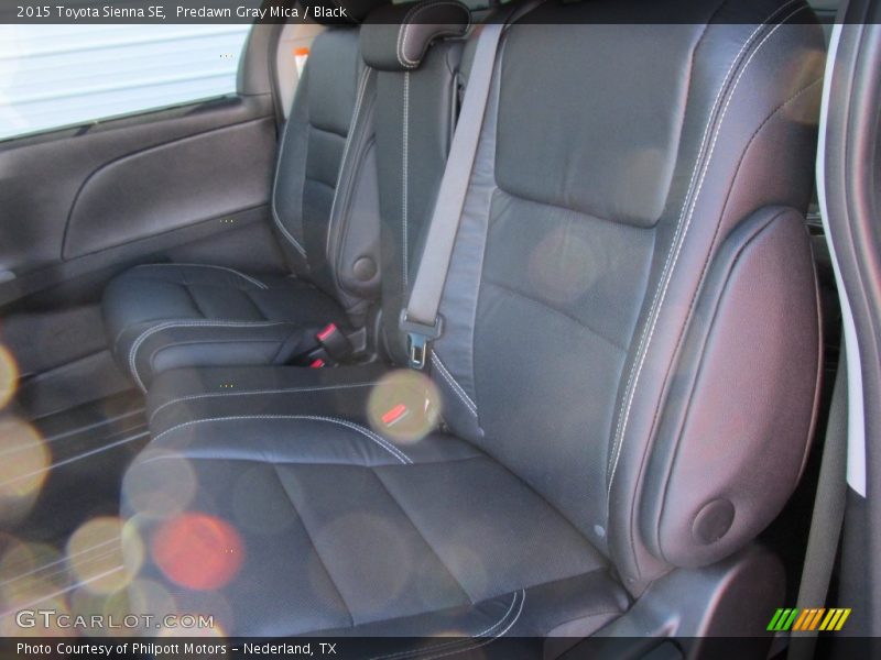 Predawn Gray Mica / Black 2015 Toyota Sienna SE