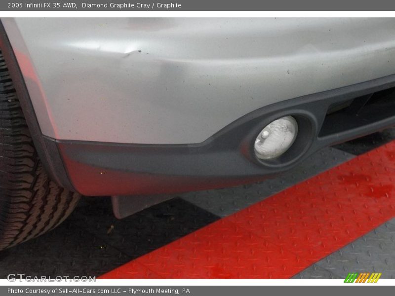 Diamond Graphite Gray / Graphite 2005 Infiniti FX 35 AWD