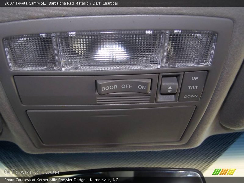 Barcelona Red Metallic / Dark Charcoal 2007 Toyota Camry SE