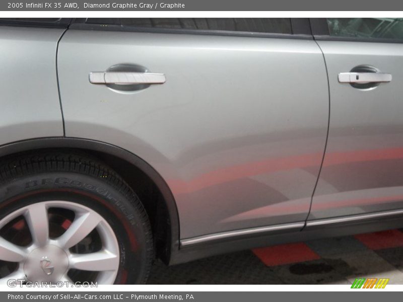 Diamond Graphite Gray / Graphite 2005 Infiniti FX 35 AWD