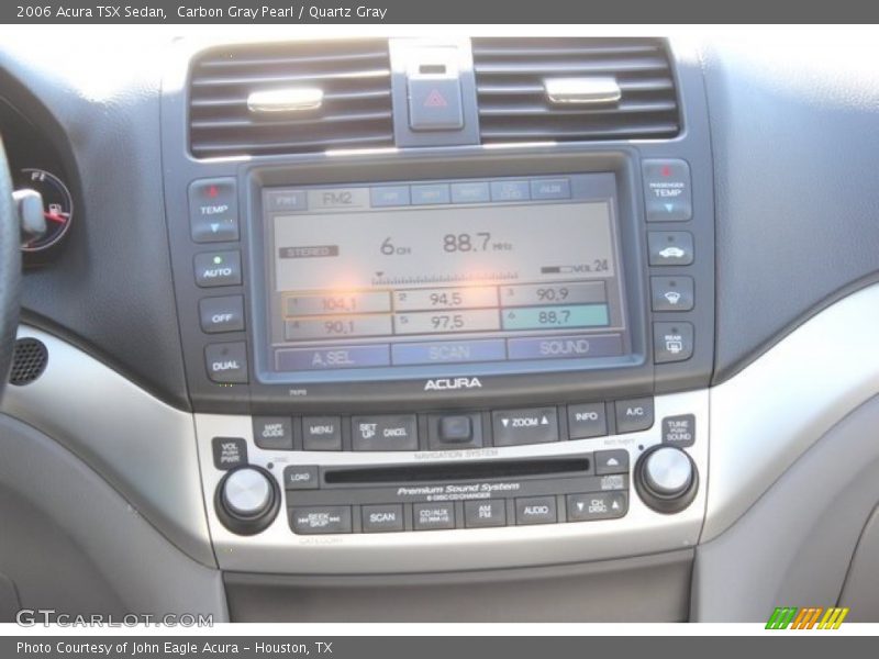 Carbon Gray Pearl / Quartz Gray 2006 Acura TSX Sedan