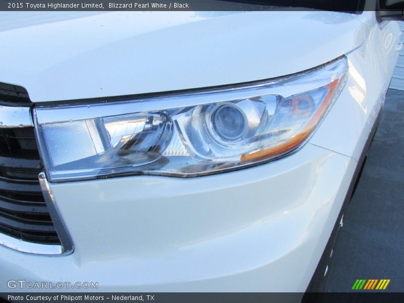 Blizzard Pearl White / Black 2015 Toyota Highlander Limited
