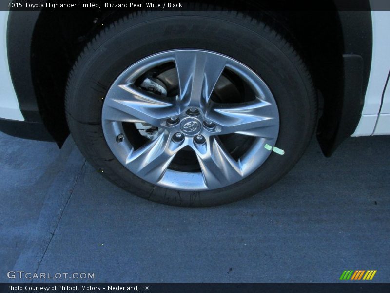 Blizzard Pearl White / Black 2015 Toyota Highlander Limited