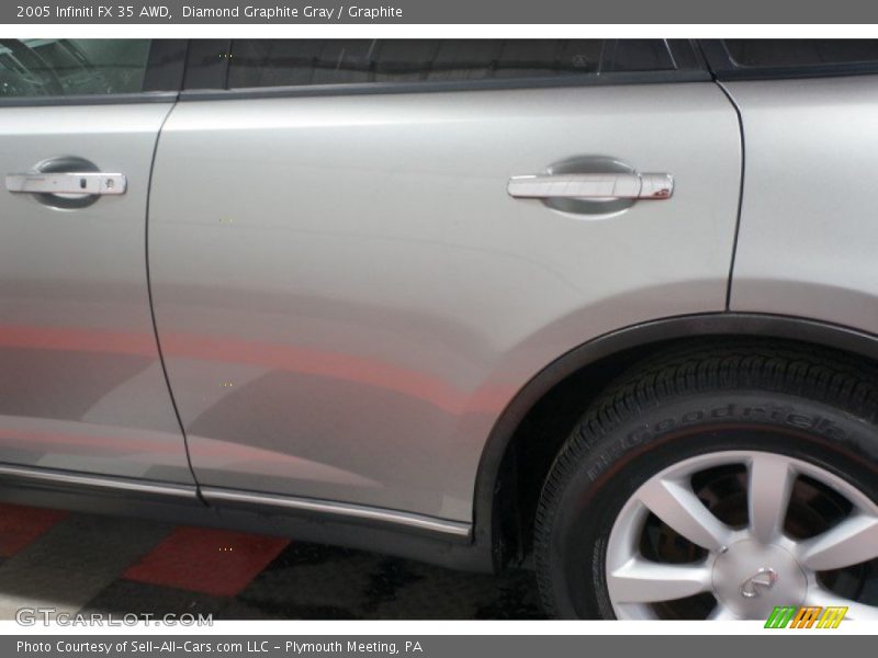 Diamond Graphite Gray / Graphite 2005 Infiniti FX 35 AWD
