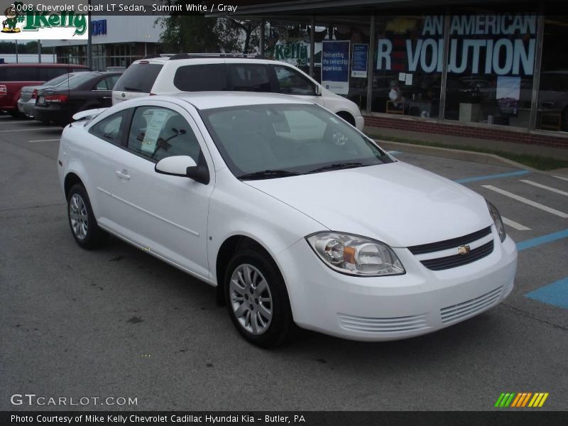Summit White / Gray 2008 Chevrolet Cobalt LT Sedan