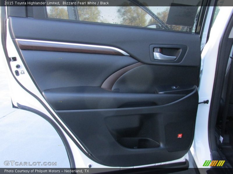 Blizzard Pearl White / Black 2015 Toyota Highlander Limited