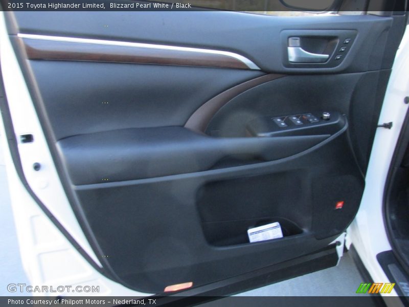 Blizzard Pearl White / Black 2015 Toyota Highlander Limited