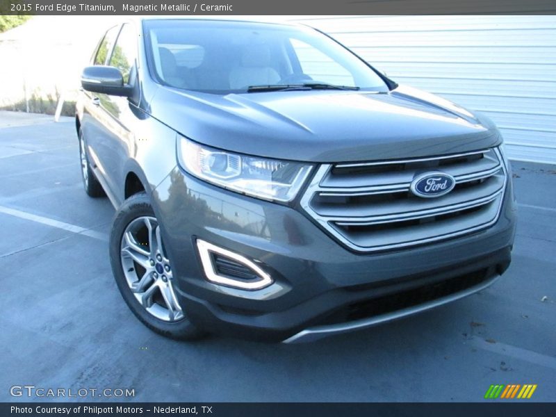 Magnetic Metallic / Ceramic 2015 Ford Edge Titanium