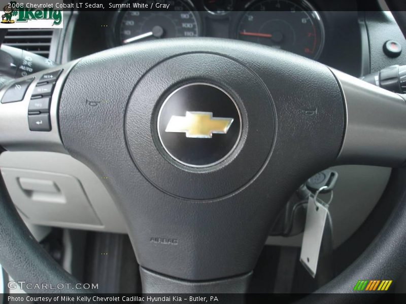 Summit White / Gray 2008 Chevrolet Cobalt LT Sedan