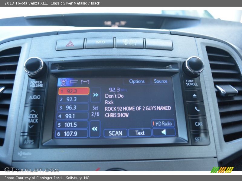 Classic Silver Metallic / Black 2013 Toyota Venza XLE