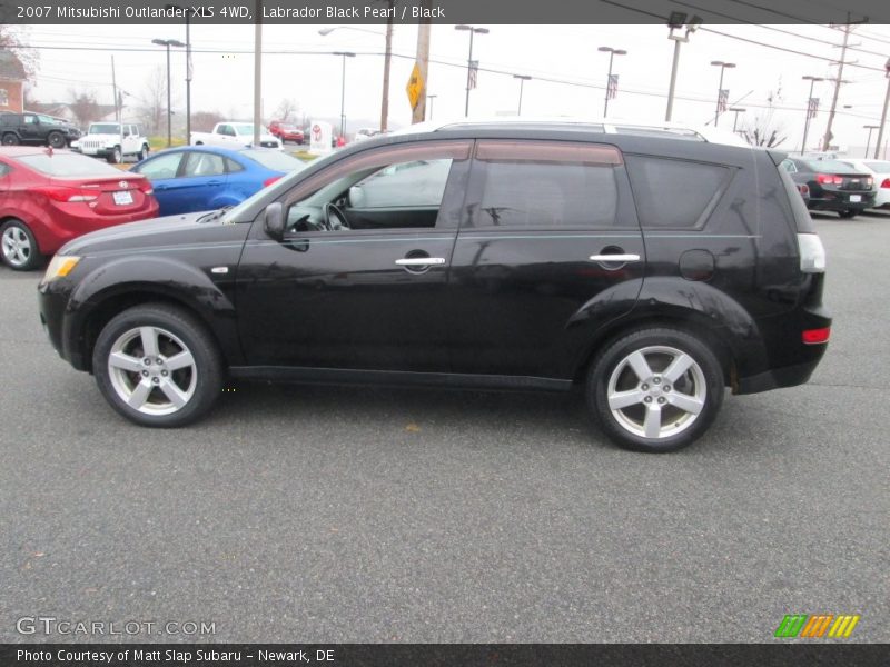 Labrador Black Pearl / Black 2007 Mitsubishi Outlander XLS 4WD