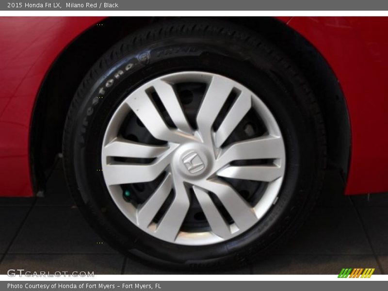 Milano Red / Black 2015 Honda Fit LX