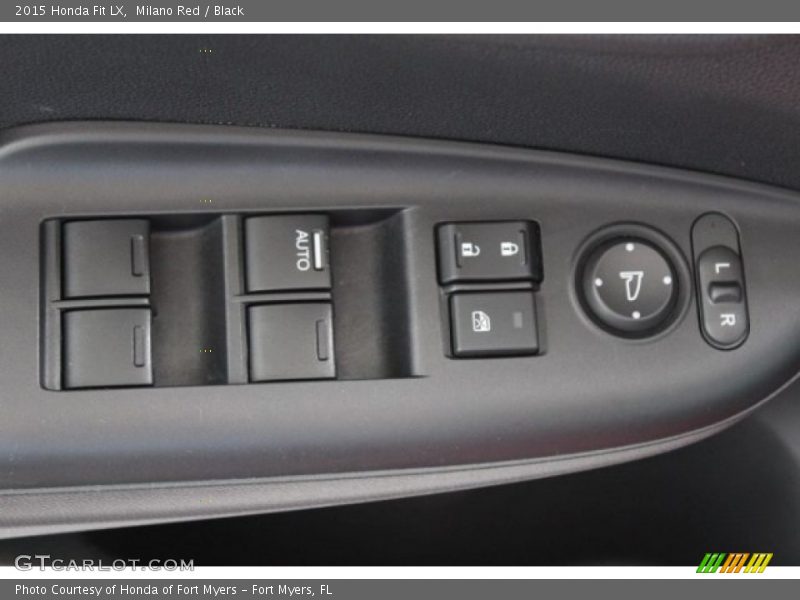 Milano Red / Black 2015 Honda Fit LX