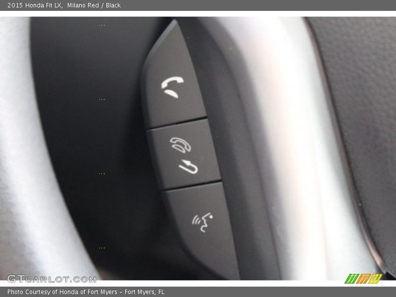Milano Red / Black 2015 Honda Fit LX