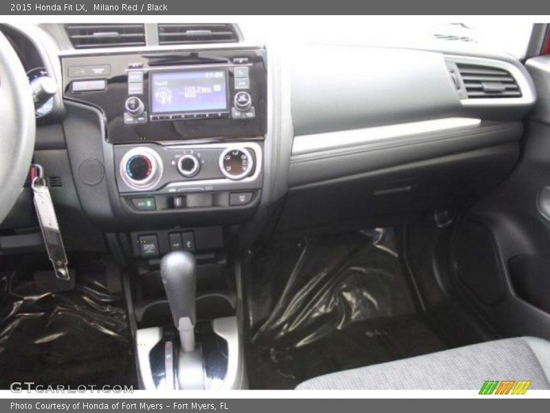 Milano Red / Black 2015 Honda Fit LX