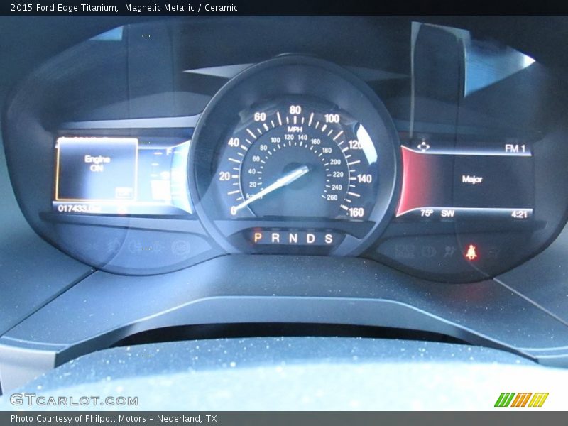 Magnetic Metallic / Ceramic 2015 Ford Edge Titanium