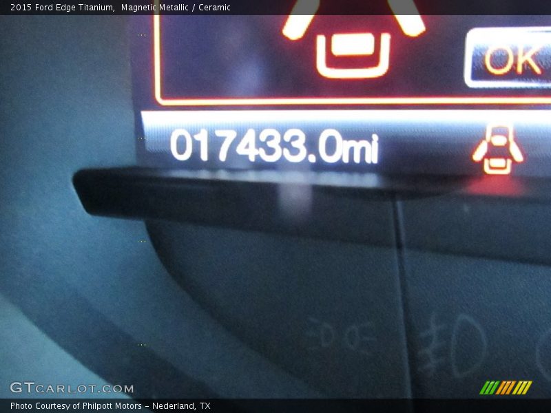 Magnetic Metallic / Ceramic 2015 Ford Edge Titanium