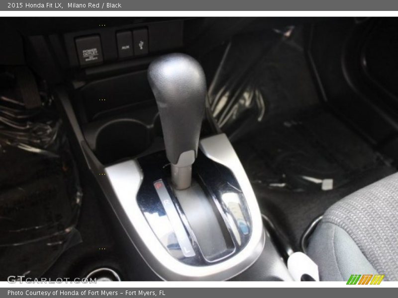 Milano Red / Black 2015 Honda Fit LX