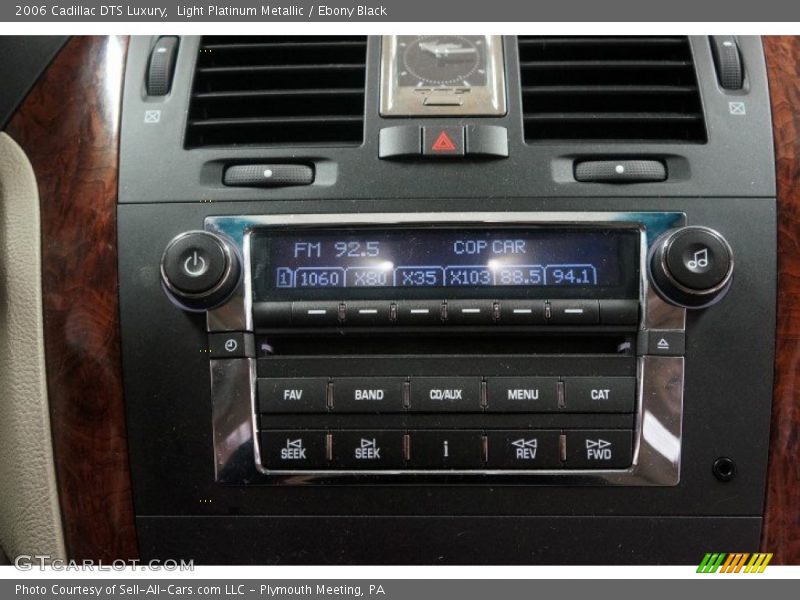 Light Platinum Metallic / Ebony Black 2006 Cadillac DTS Luxury