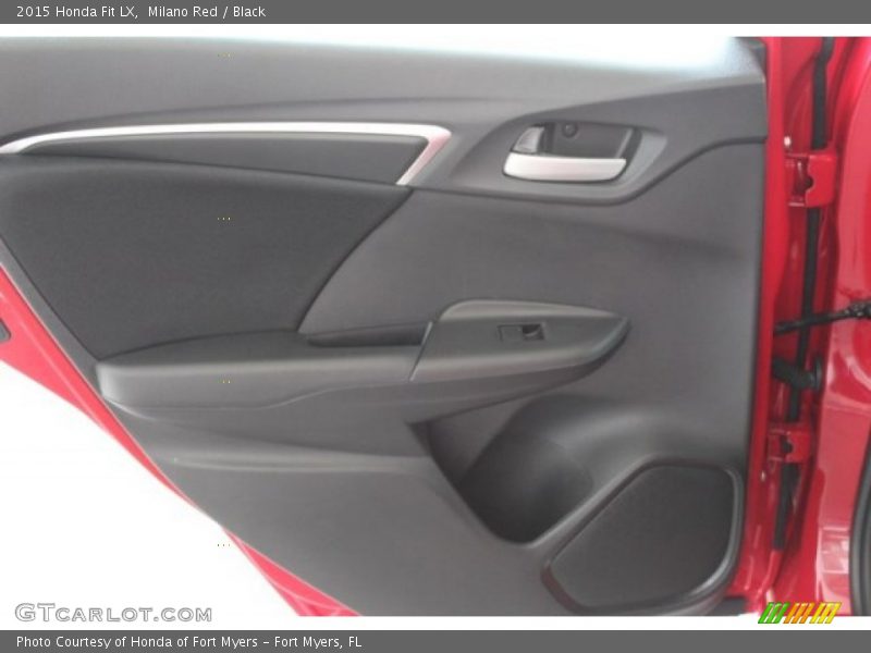 Milano Red / Black 2015 Honda Fit LX