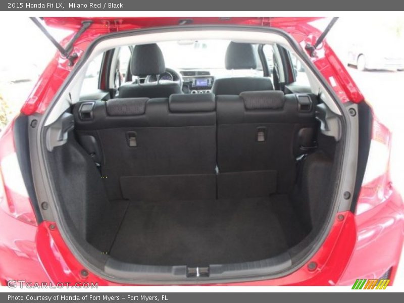 Milano Red / Black 2015 Honda Fit LX