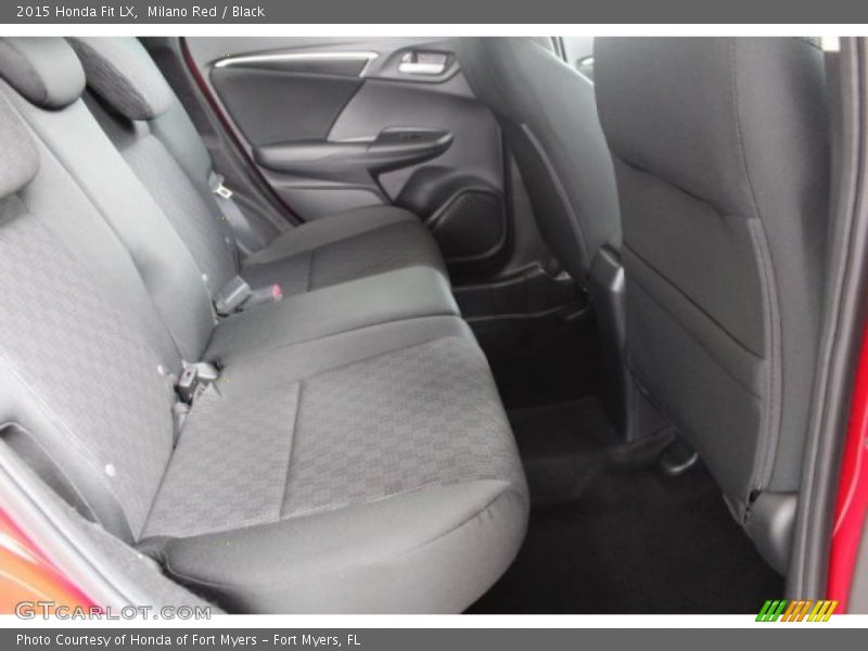 Milano Red / Black 2015 Honda Fit LX