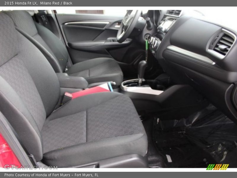 Milano Red / Black 2015 Honda Fit LX