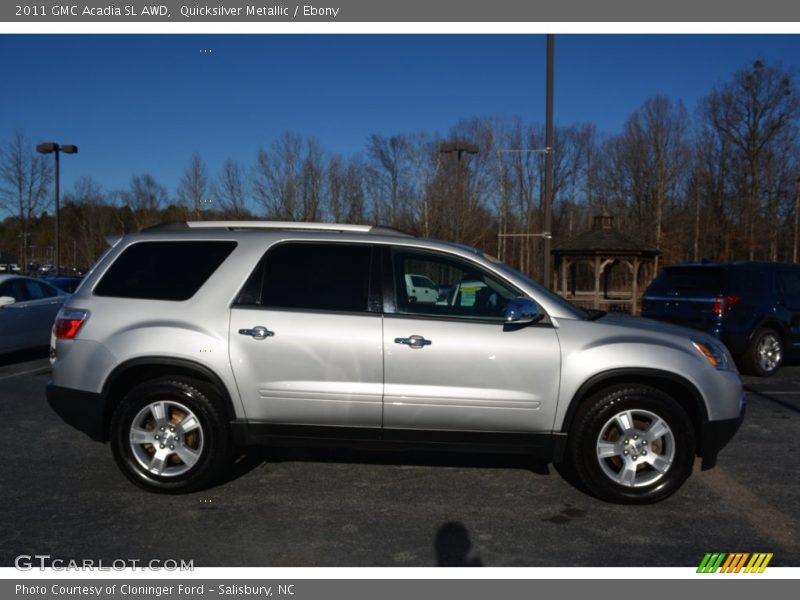 Quicksilver Metallic / Ebony 2011 GMC Acadia SL AWD