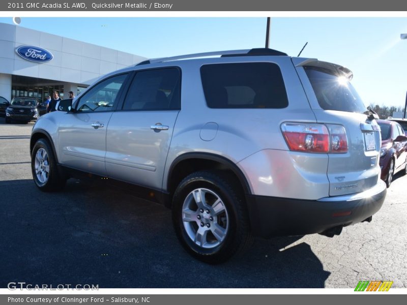Quicksilver Metallic / Ebony 2011 GMC Acadia SL AWD