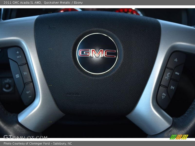 Quicksilver Metallic / Ebony 2011 GMC Acadia SL AWD