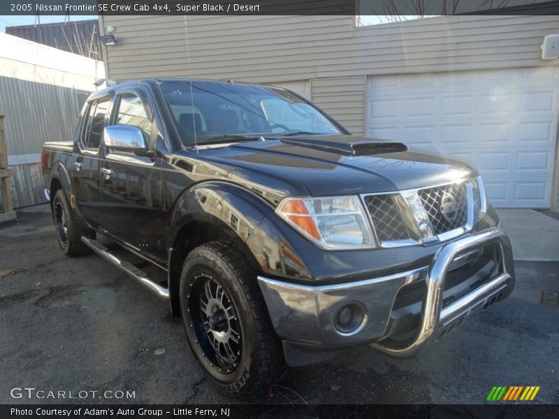 Super Black / Desert 2005 Nissan Frontier SE Crew Cab 4x4