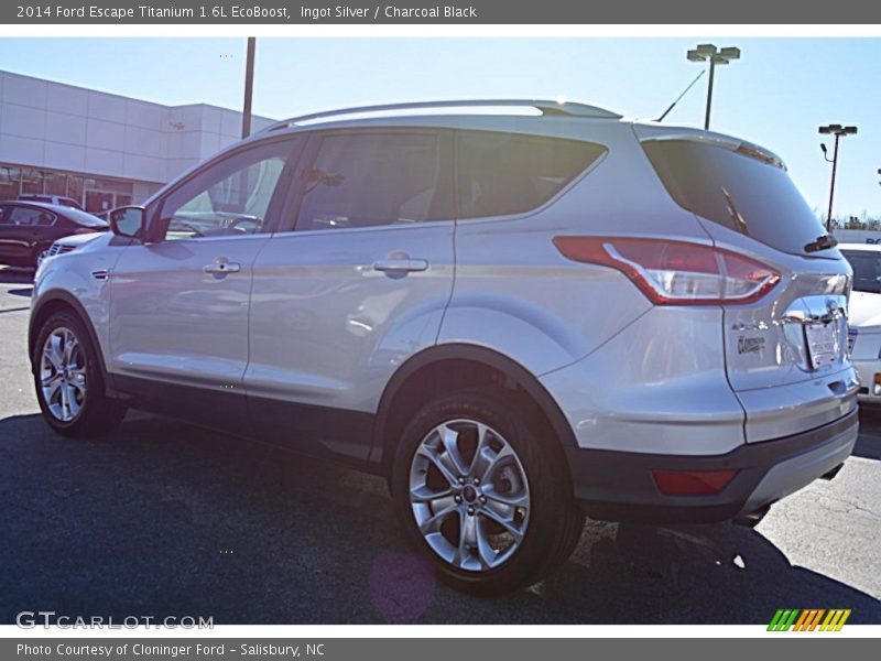 Ingot Silver / Charcoal Black 2014 Ford Escape Titanium 1.6L EcoBoost