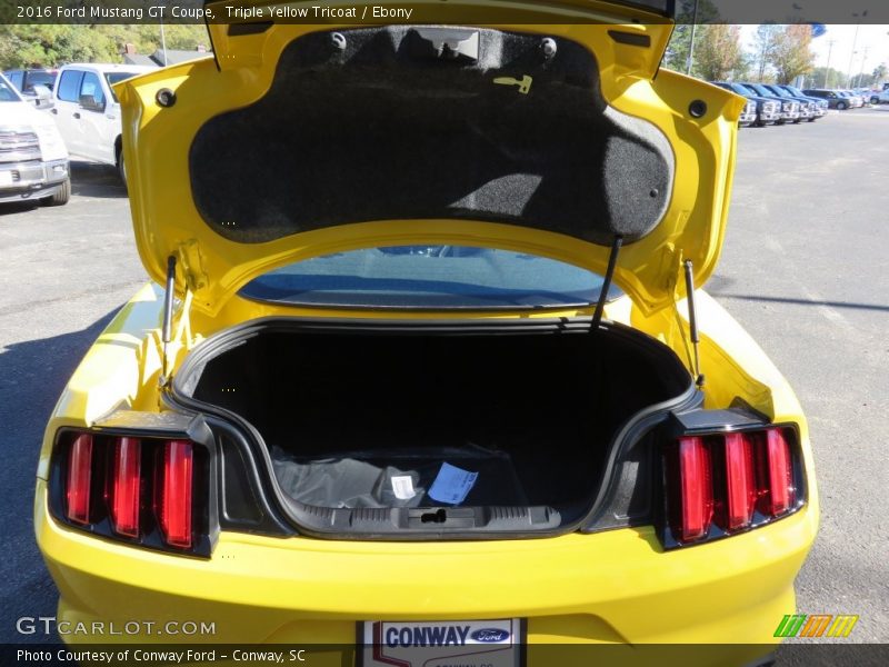 Triple Yellow Tricoat / Ebony 2016 Ford Mustang GT Coupe