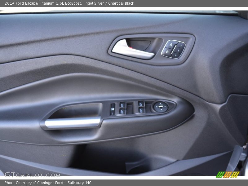 Ingot Silver / Charcoal Black 2014 Ford Escape Titanium 1.6L EcoBoost