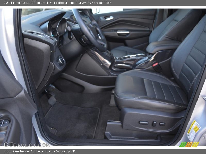 Ingot Silver / Charcoal Black 2014 Ford Escape Titanium 1.6L EcoBoost