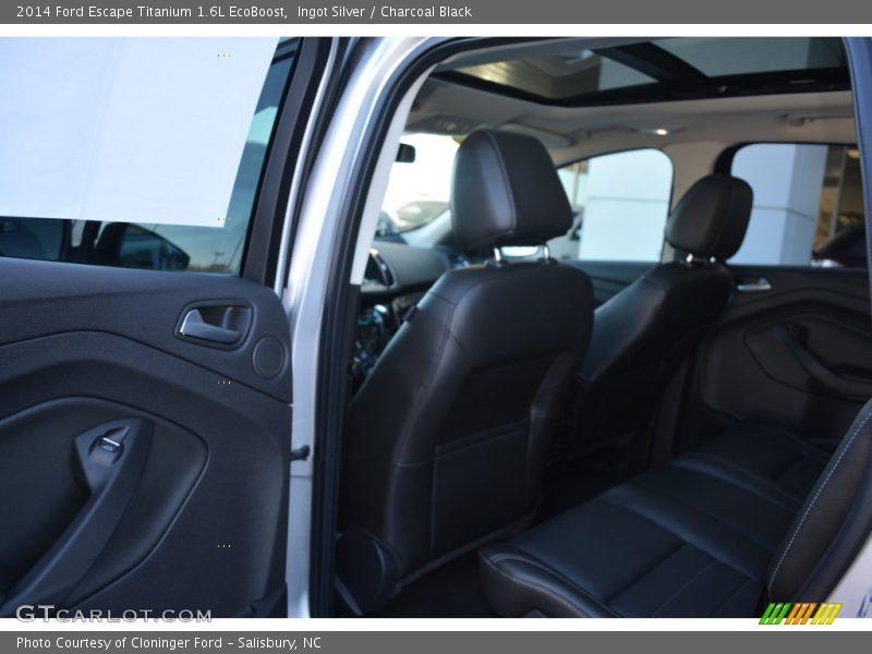Ingot Silver / Charcoal Black 2014 Ford Escape Titanium 1.6L EcoBoost