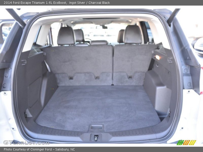 Ingot Silver / Charcoal Black 2014 Ford Escape Titanium 1.6L EcoBoost